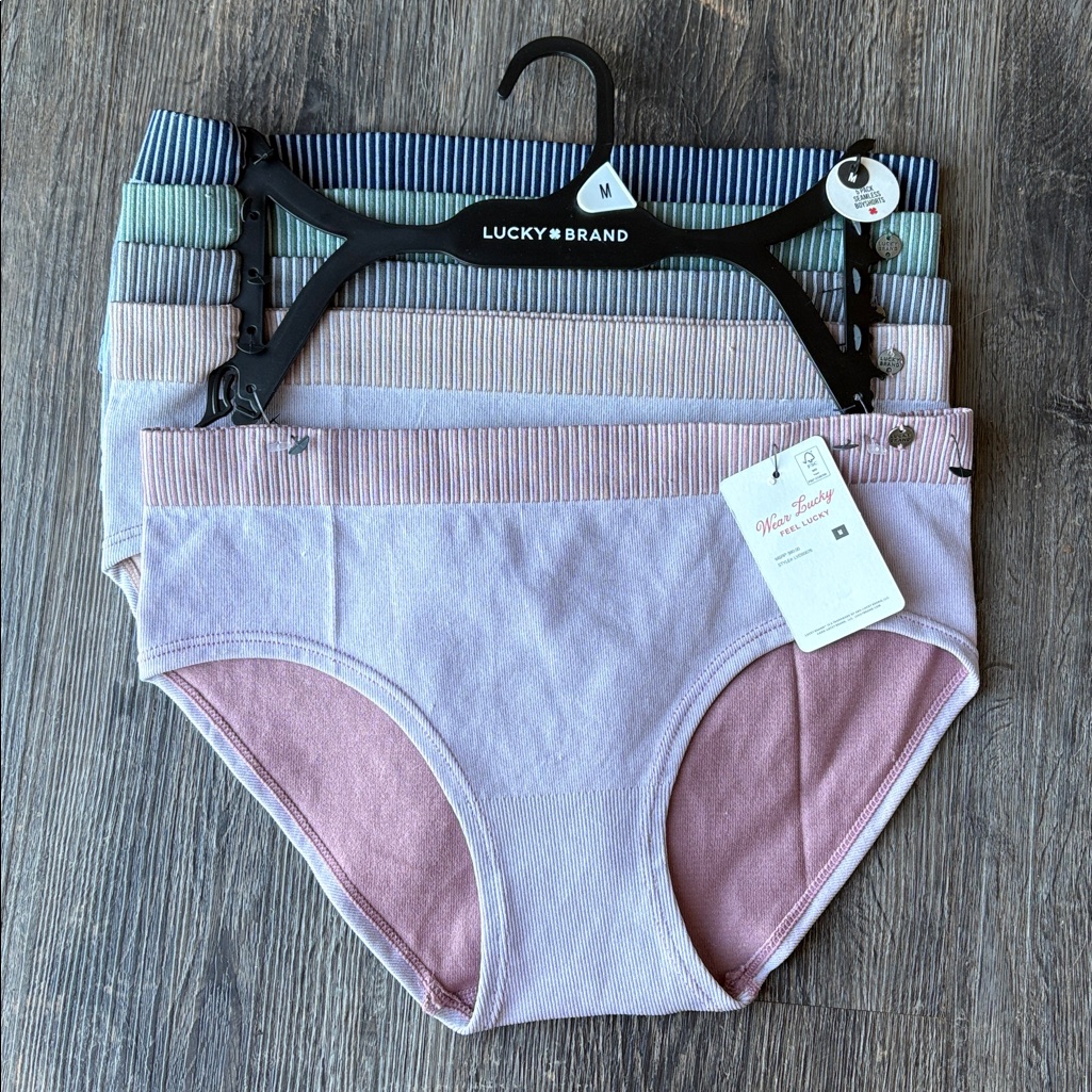 Nwt Lucky Brand Bikini 5Pack Set